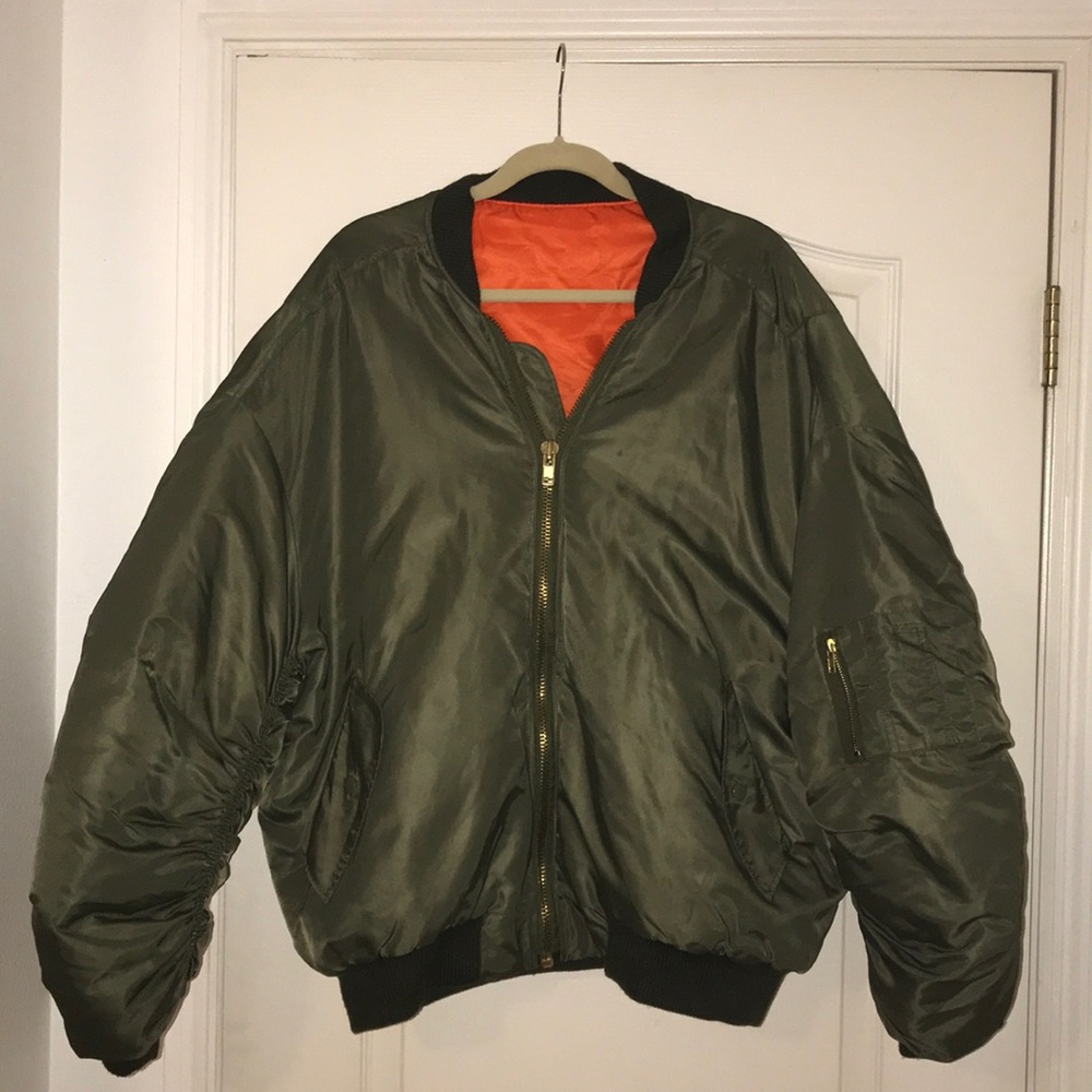 Oversized olive bomber